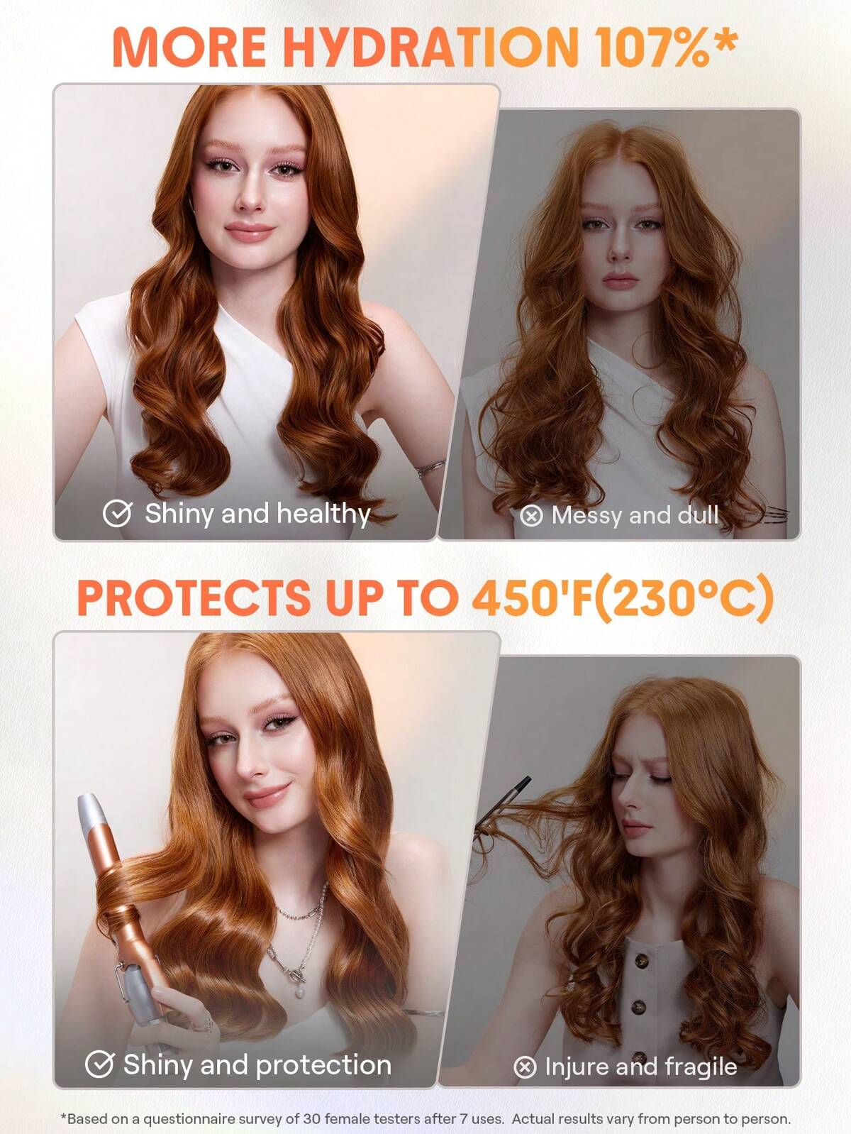 SHEGLAM HAIR hot streak leave in protection serum - heat protecting, fragranced nourishing serum