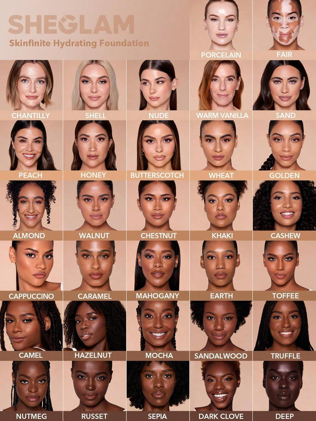 SHEGLAM skinfinit hydrating foundation