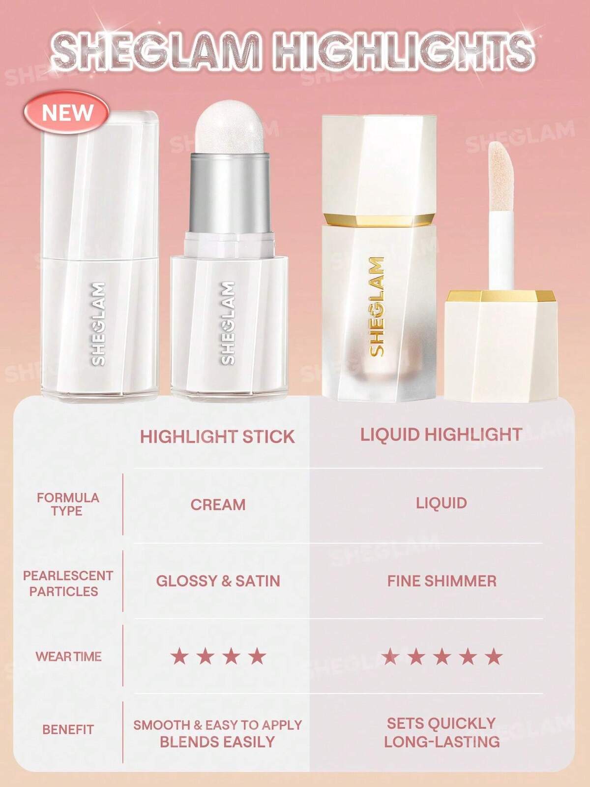 SHEGLAM Buttery bling highlight stick- buttery bliss highlighter stick
