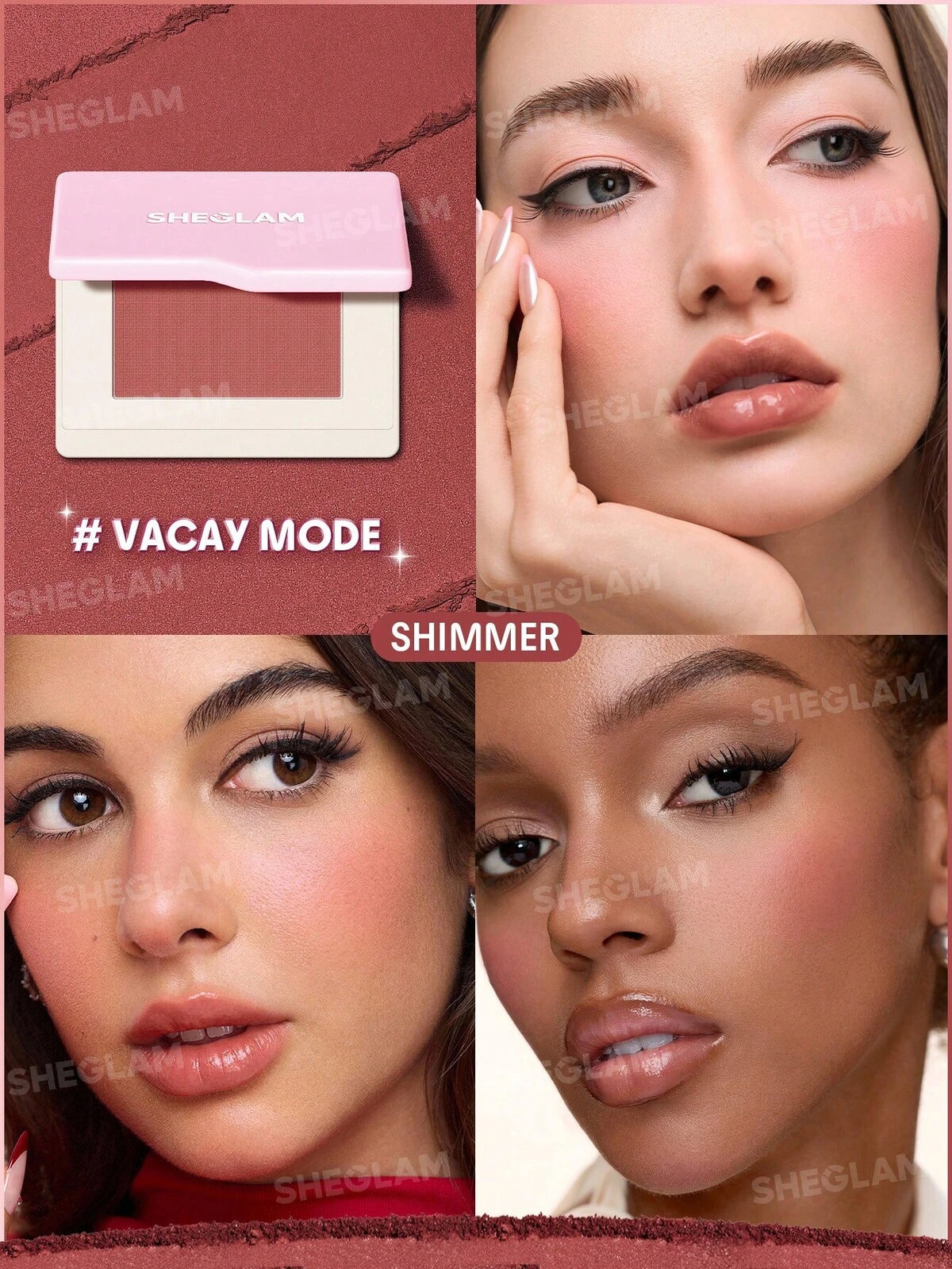 SHEGLAM dream touch blush - powder blush