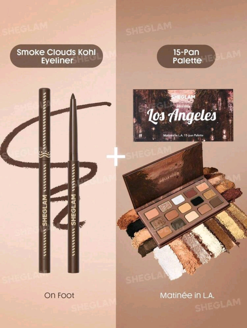 SHEGLAM Brown tone eye set- eyeshadow & eyeliner