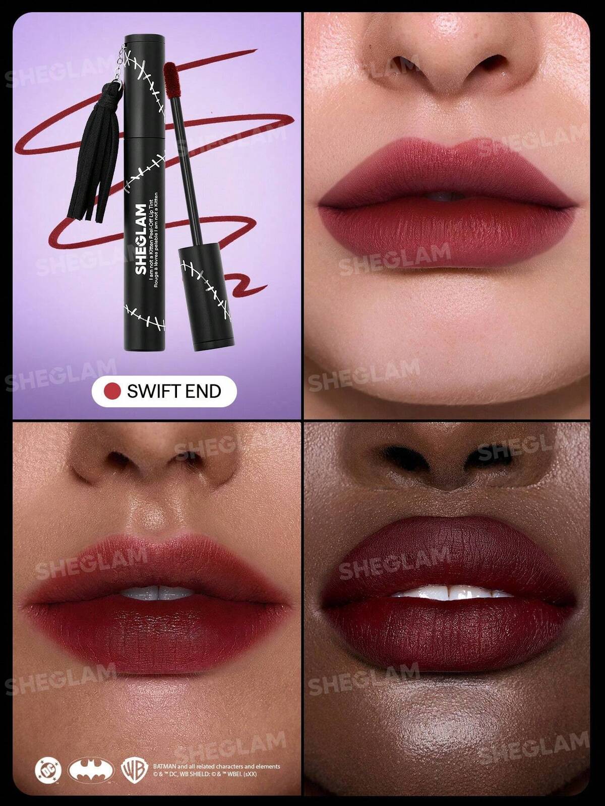 CATWOMAN™ | SHEGLAM I Am Not A Kitten Peel-Off Lip Tint