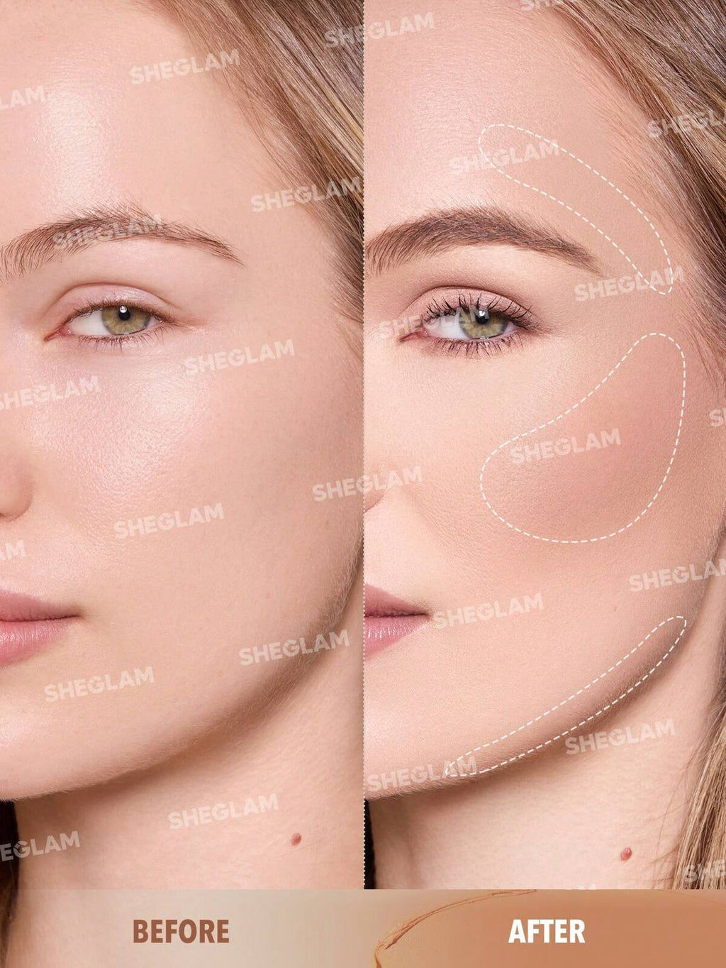 SHEGLAM silk haze cream bronzer