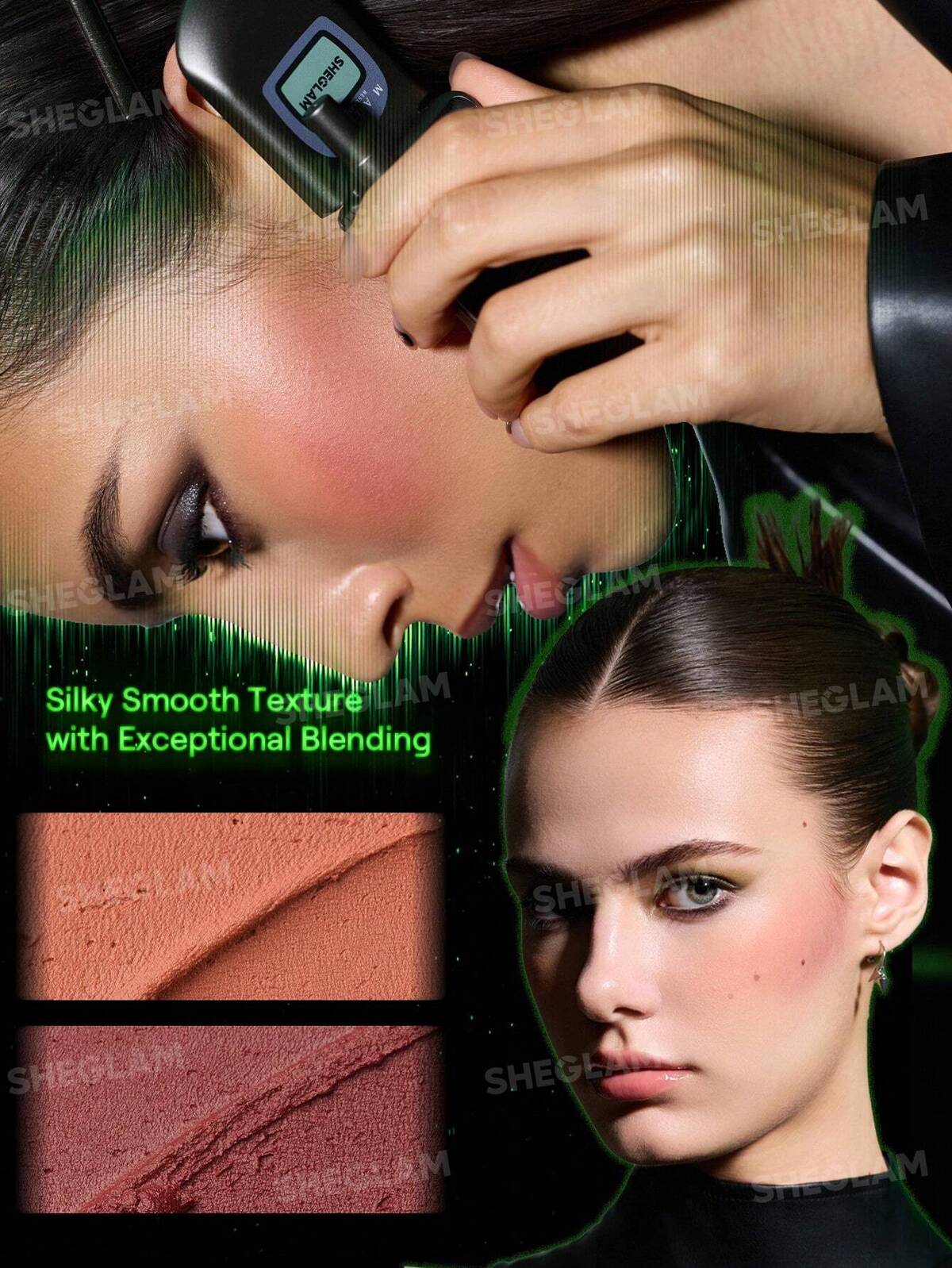 The Matrix Resurrections | SHEGLAM Going Digital Two-Tone flip phone Blush