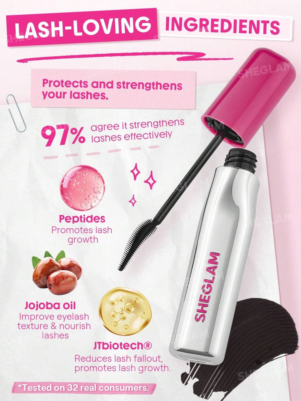 SHEGLAM lash lighter up and out mascara