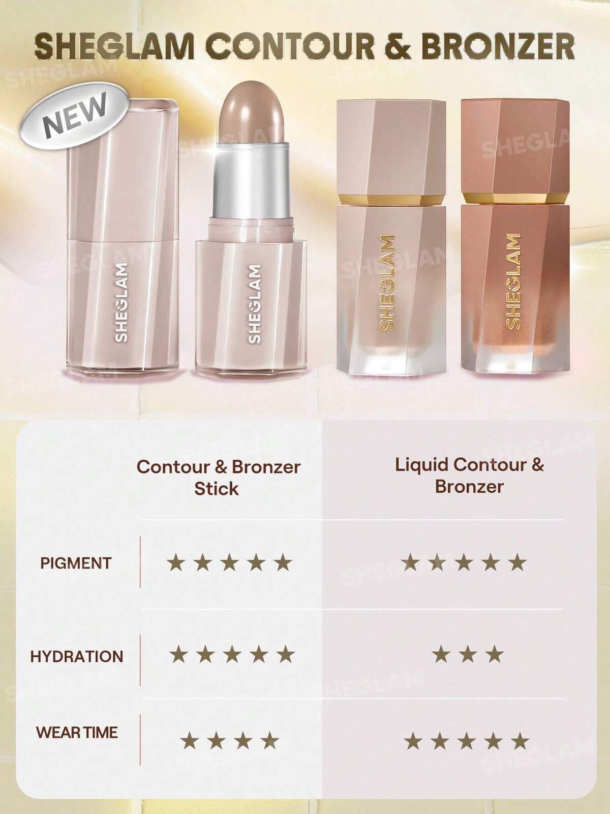 SHEGLAM buttery buff contour and bronzer stick