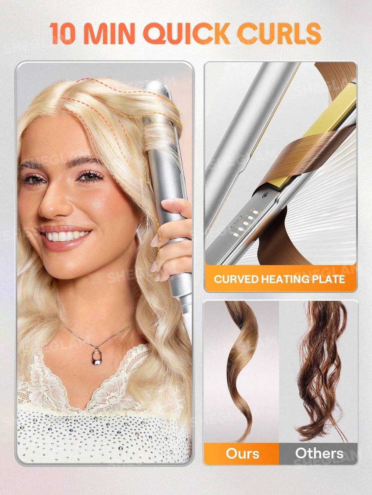 SHEGLAM HAIR Sleek Chic Insta-Heat Straight Styler