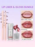 SHEGLAM lip liner and lip gloss bundle