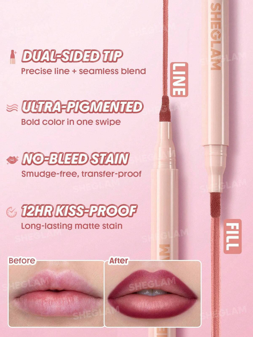 SHEGLAM true stain liquid lip liner