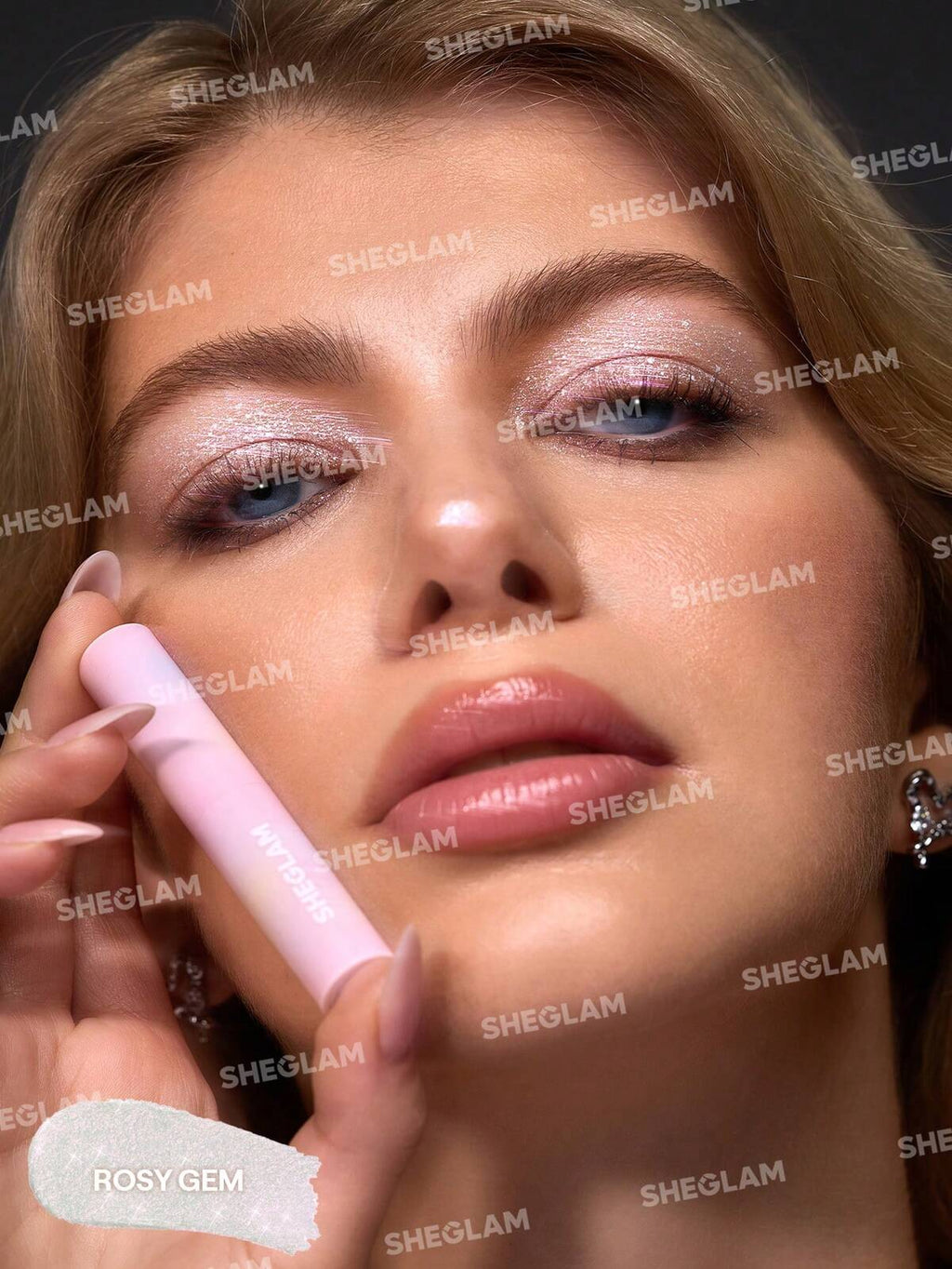 SHEGLAM crystal jelly glaze stick(shimmer stick)