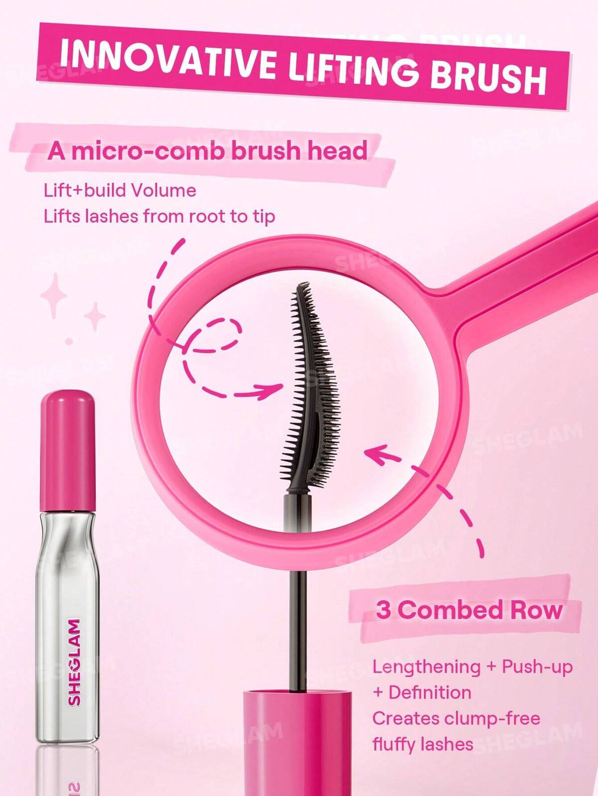 SHEGLAM lash lighter up and out mascara