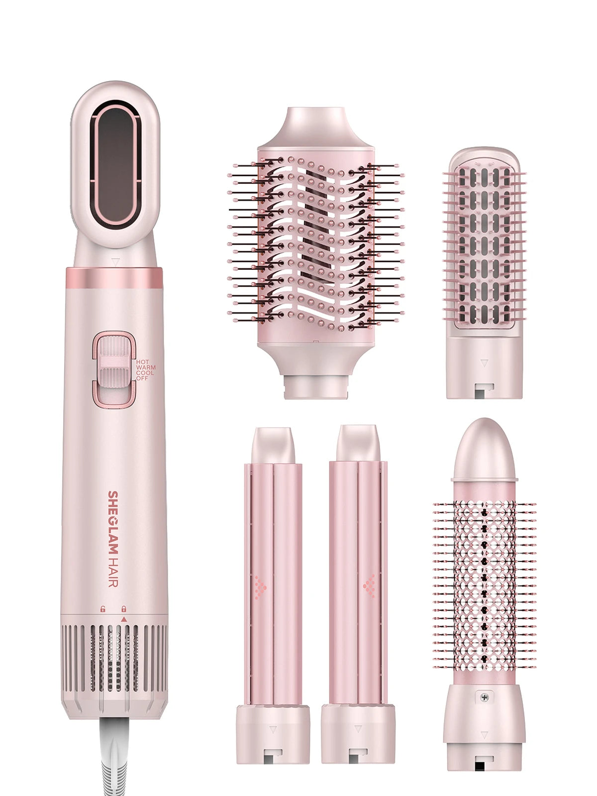 SHEGLAM hair Blowout bliss all in one multi styler. 5 in 1 hair tool