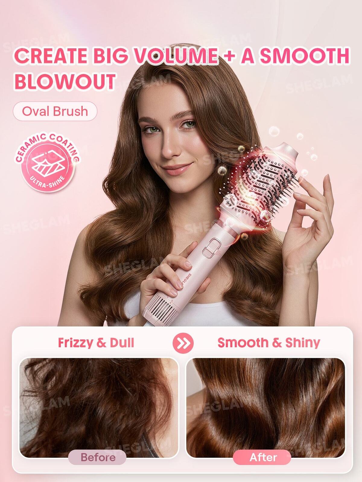 SHEGLAM hair Blowout bliss all in one multi styler. 5 in 1 hair tool