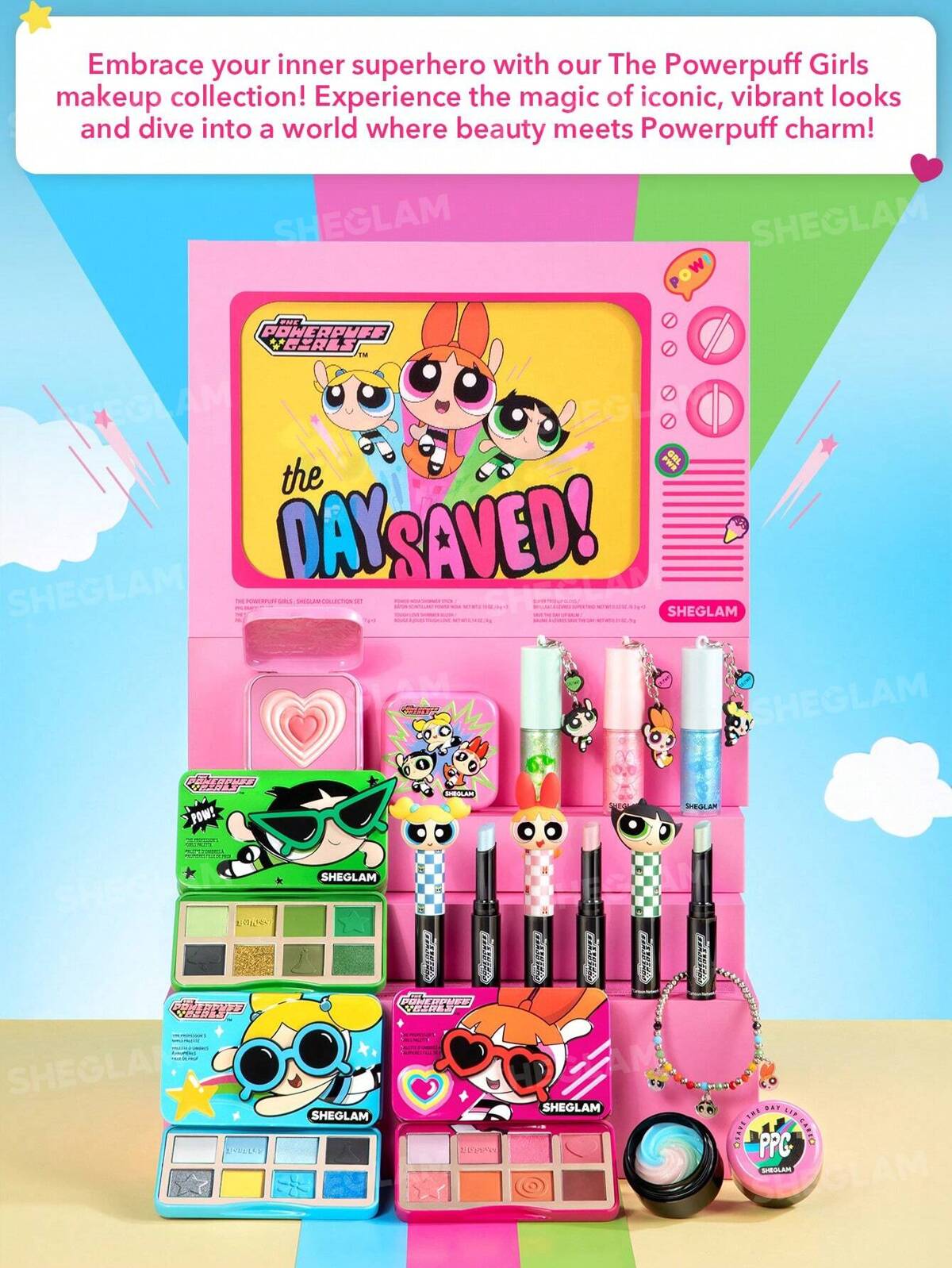 Powerpuff girls x SHEGLAM collection