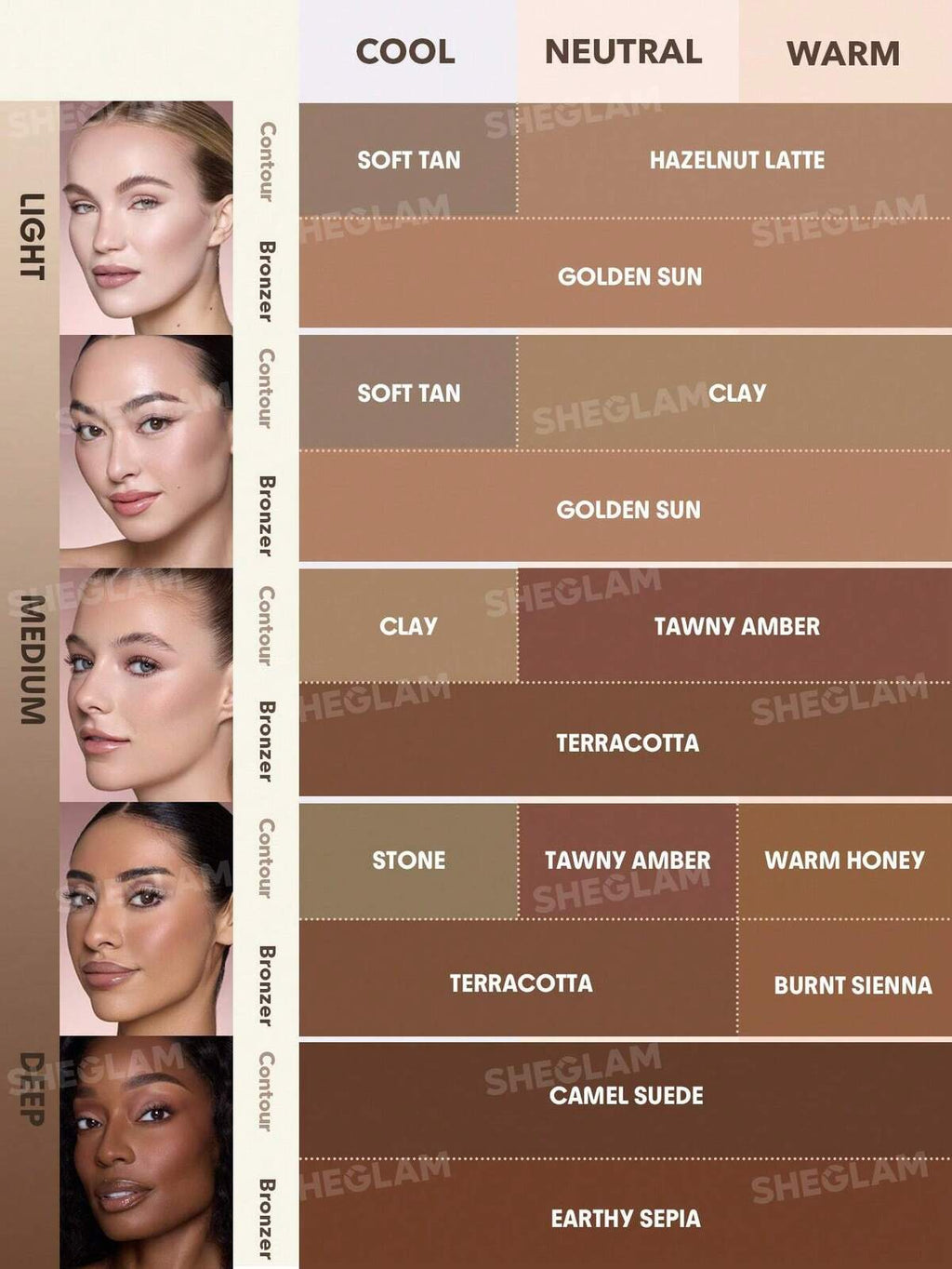 SHEGLAM buttery buff contour and bronzer stick