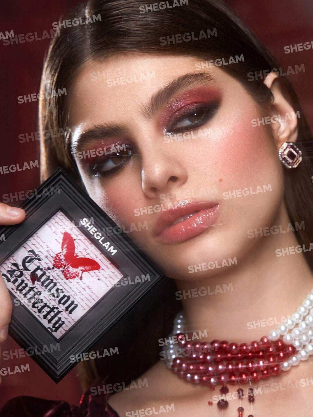 SHEGLAM cursed chrysalis eyeshadow palette - SHEGLAM crimson butterfly eyeshadow palette