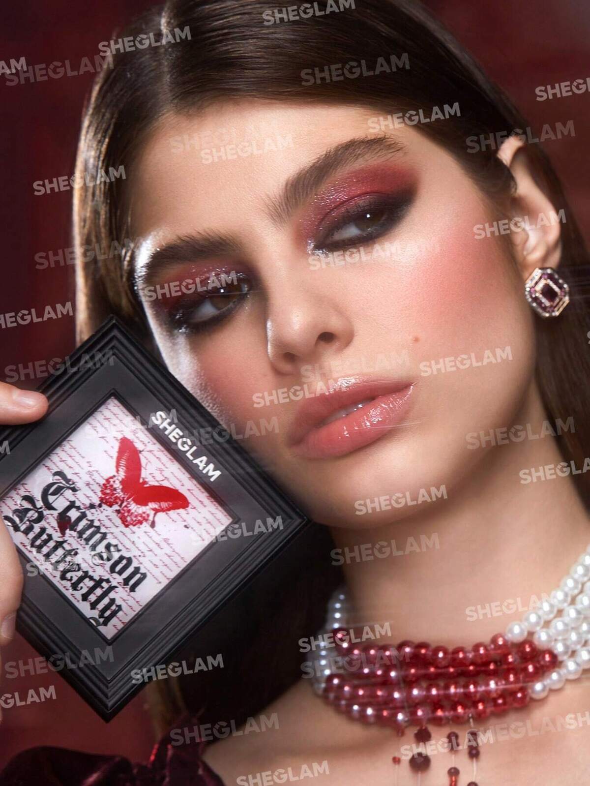 SHEGLAM cursed chrysalis eyeshadow palette - SHEGLAM crimson butterfly eyeshadow palette