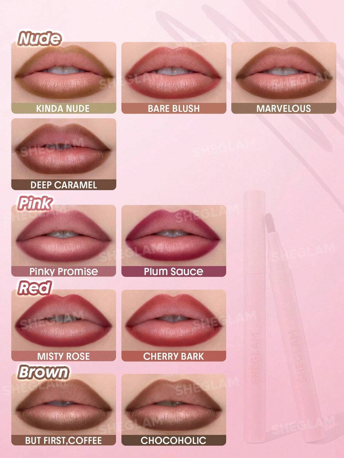 SHEGLAM true stain liquid lip liner