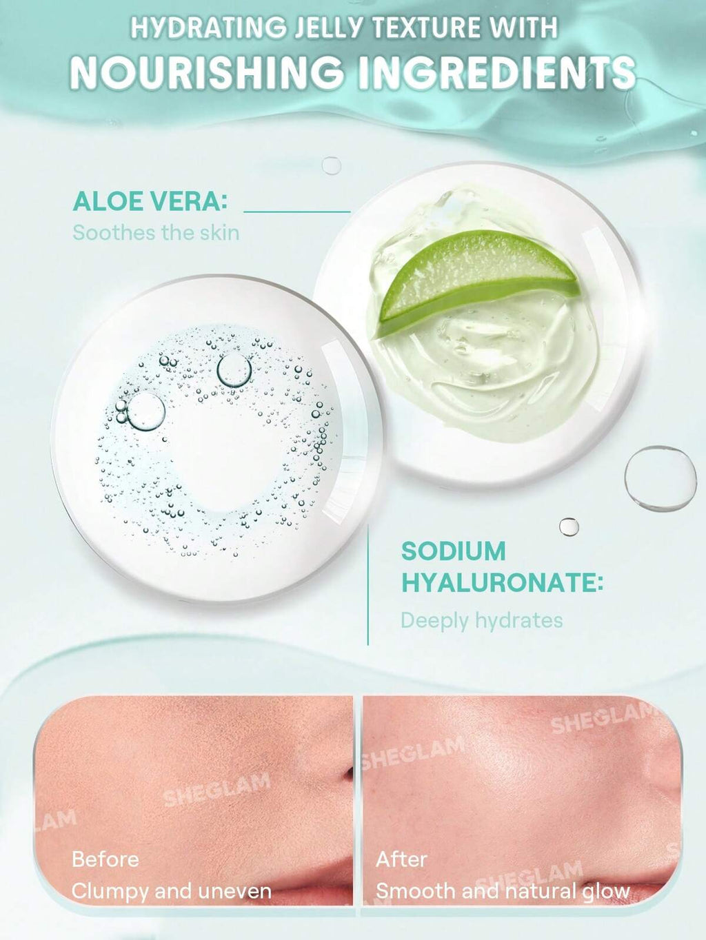 SHEGLAM Good grip hydrating prime & set setting spray