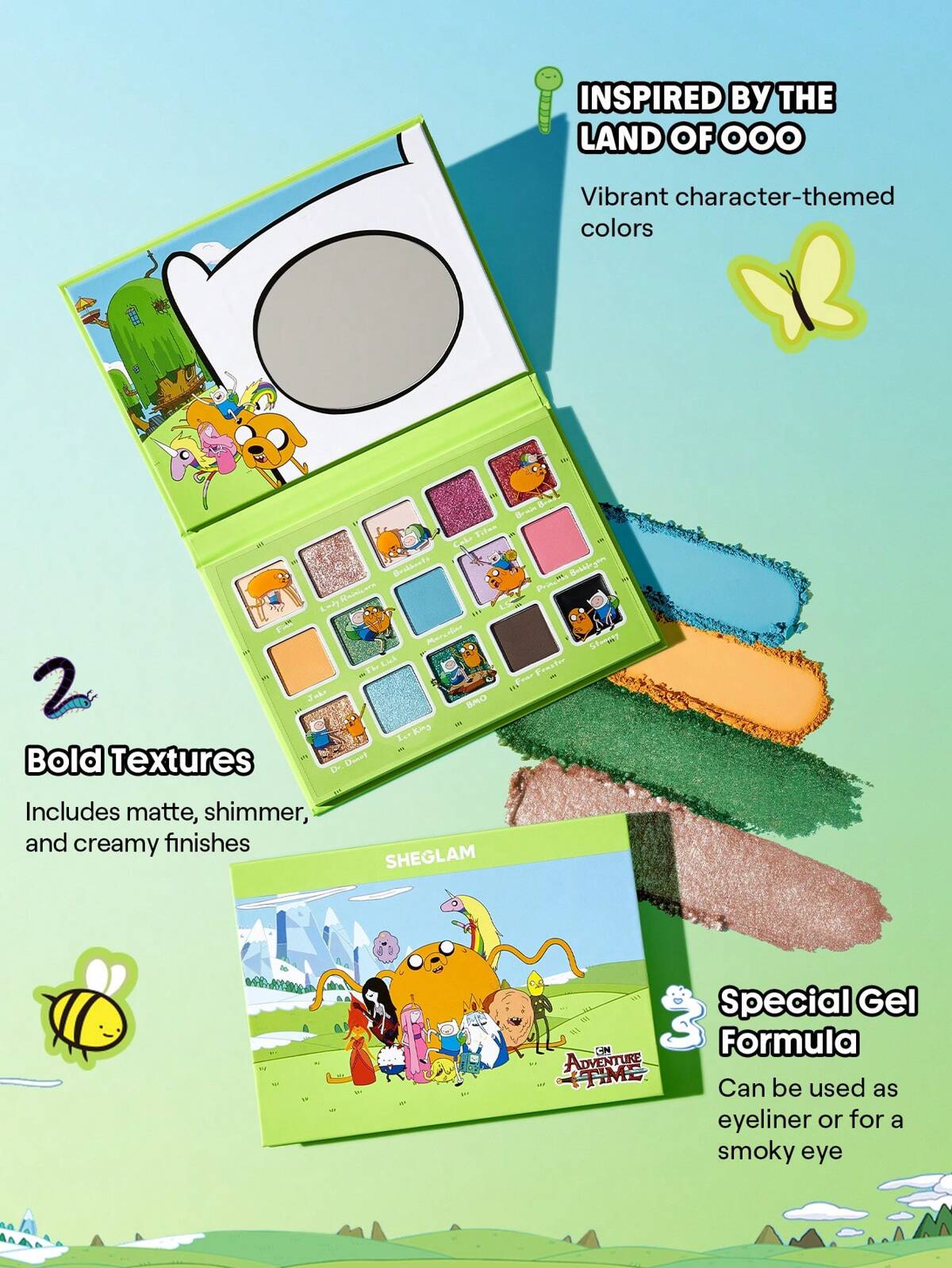 Z- Adventure Time | SHEGLAM Land Of Ooo eyeshadow Palette