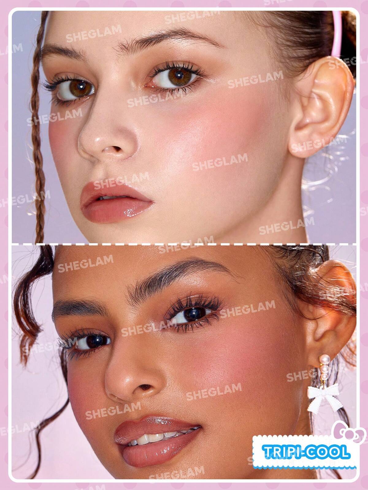 Hello Kitty｜SHEGLAM Coastal Charm Cream Blush-Tripi Cool